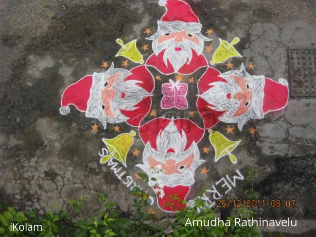 Rangoli: Santa