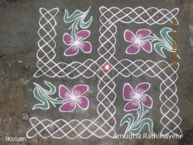 Rangoli: Swastik kolam