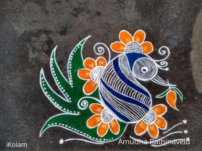 Rangoli: Republic day rangoli