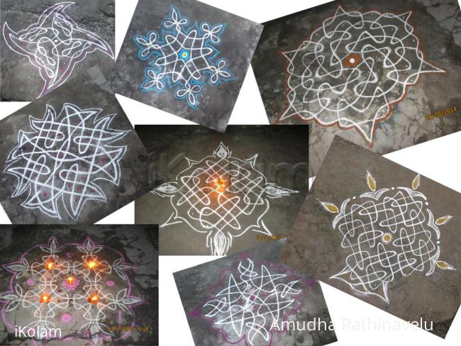 Rangoli: CHIKKU KOLAMS