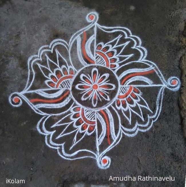 Rangoli: symmetrical patterns