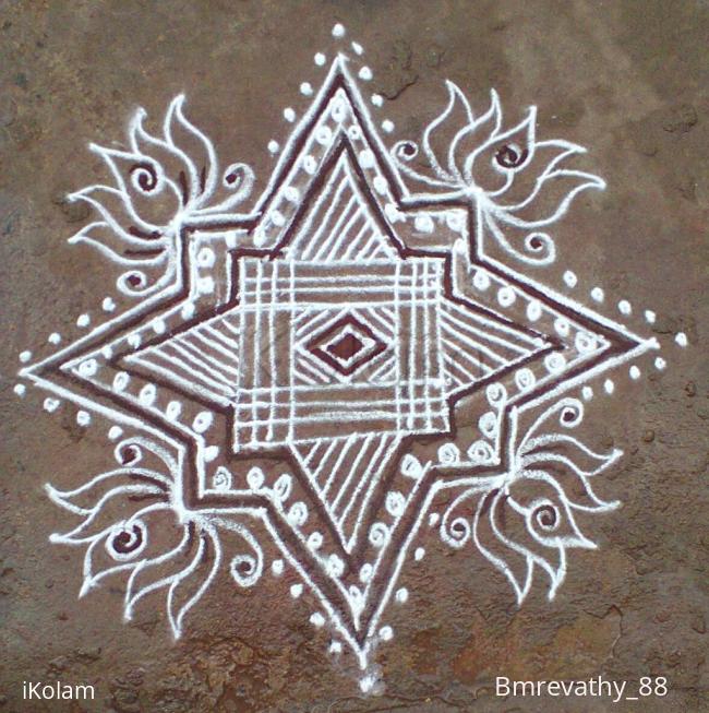 Rangoli: Padi kolam on Saturday