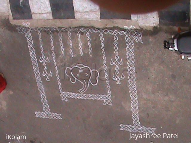 Rangoli: Ganesha 