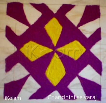 Rangoli: time pass kolam