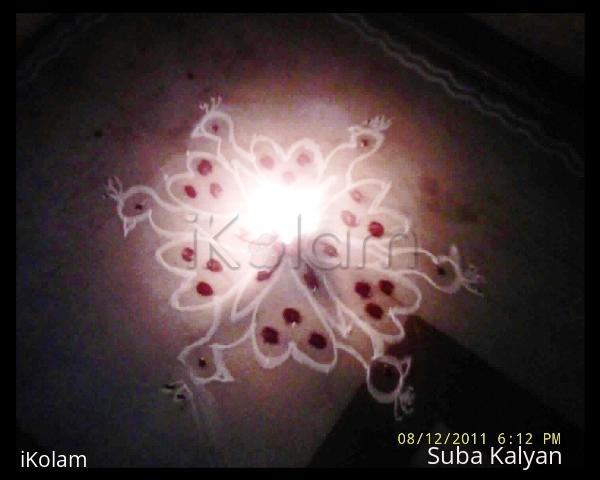 Rangoli: Karthigai kolam