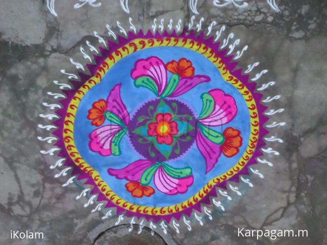 Rangoli: Flower Rangoli