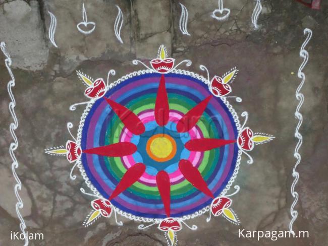 Rangoli: Round Rangoli