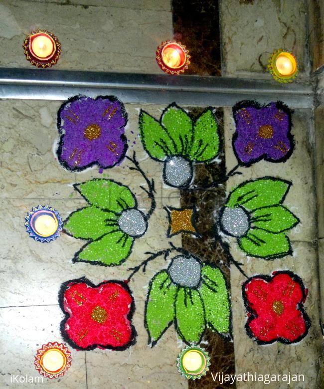 Rangoli: Flowers 