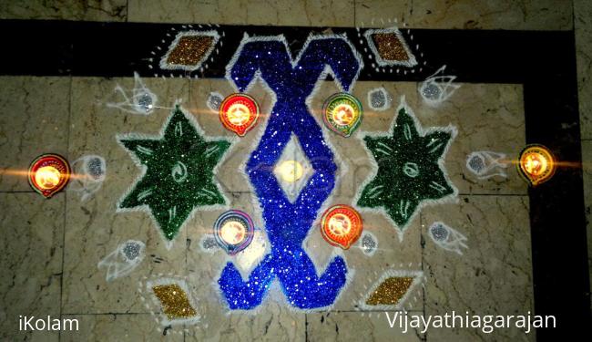 Rangoli: Karthigai Kolam