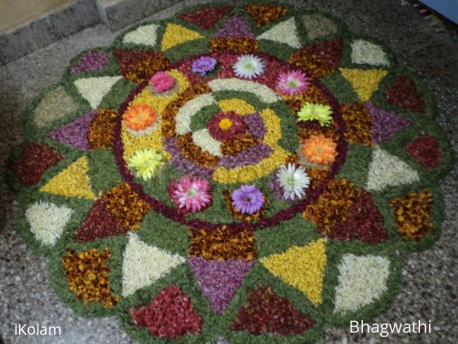 Rangoli: onam pookalam