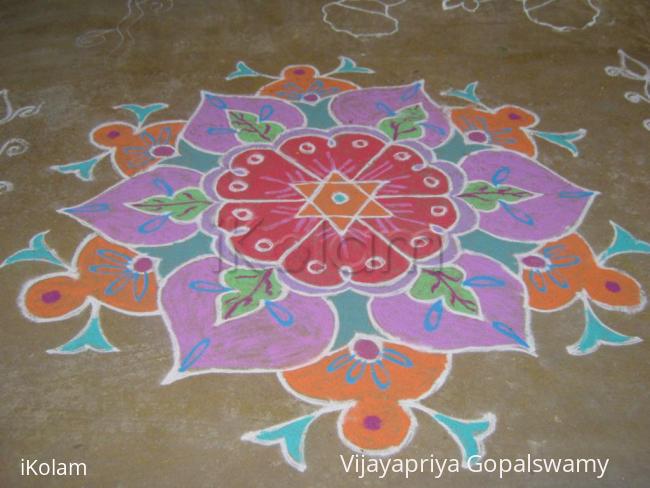 Rangoli: free hand rangoli