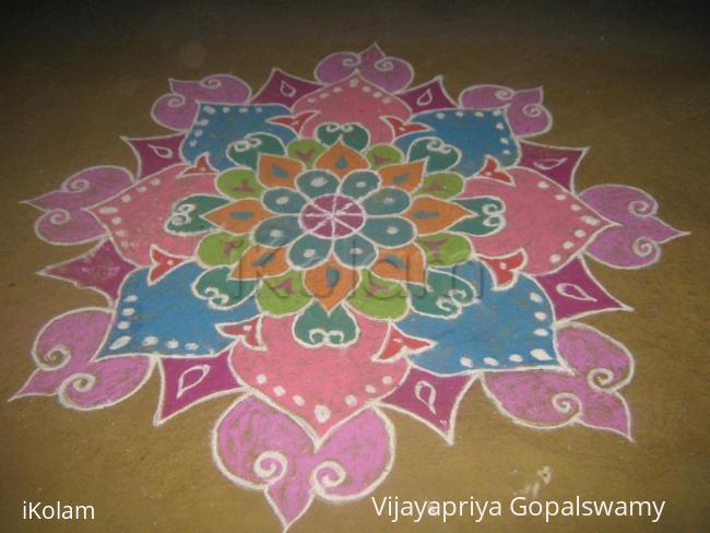 Rangoli: my pongal rangoli