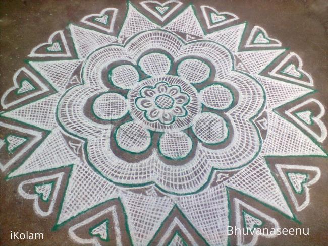 Rangoli: freehand rangoli