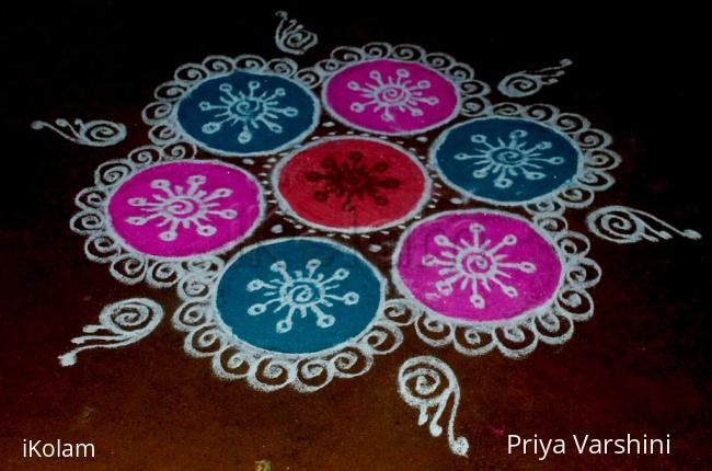 Rangoli: Margazhi kolam 10 - christmas special