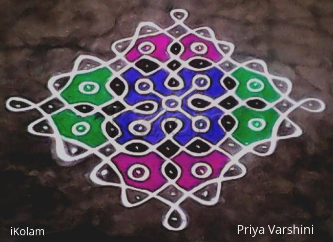 Rangoli: Simple kolam