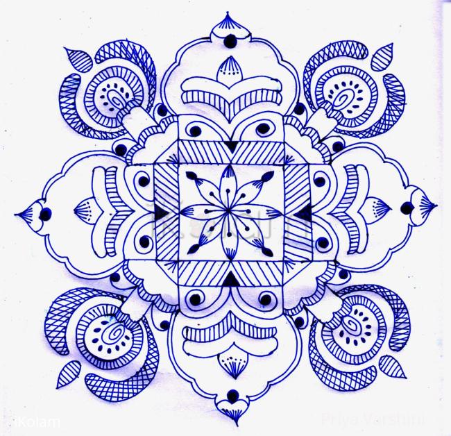 Rangoli: Simple Rangoli