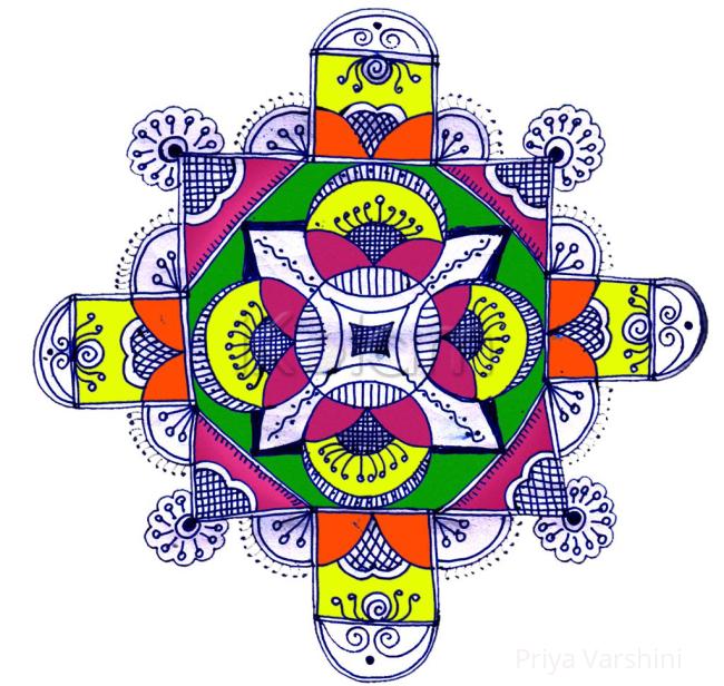 Rangoli: Simple Rangoli