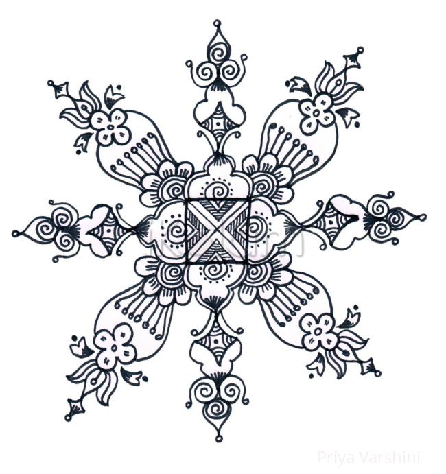 Rangoli: Simple Rangoli