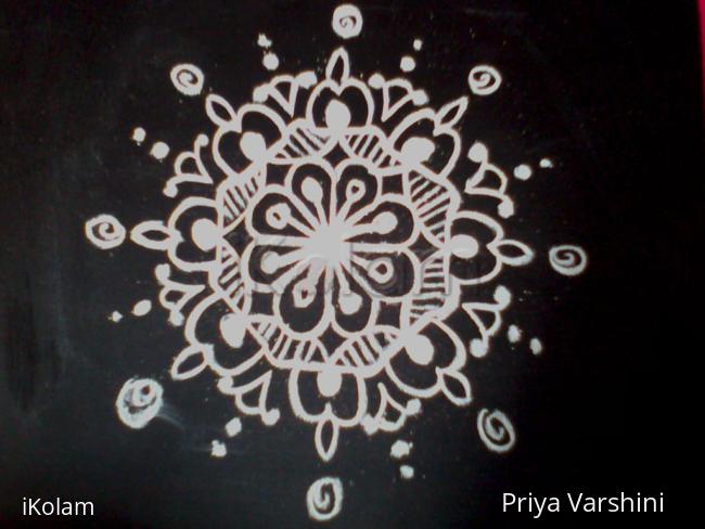 Rangoli: Simple kolam