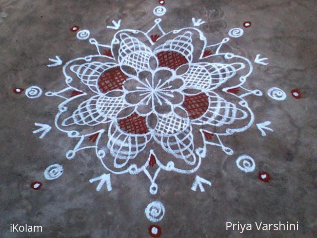 Rangoli: Simple kolam