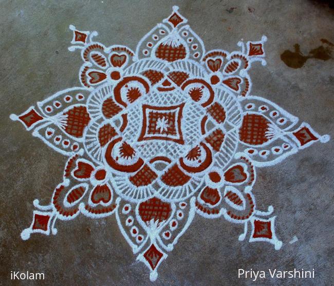 Rangoli: Simple kolam