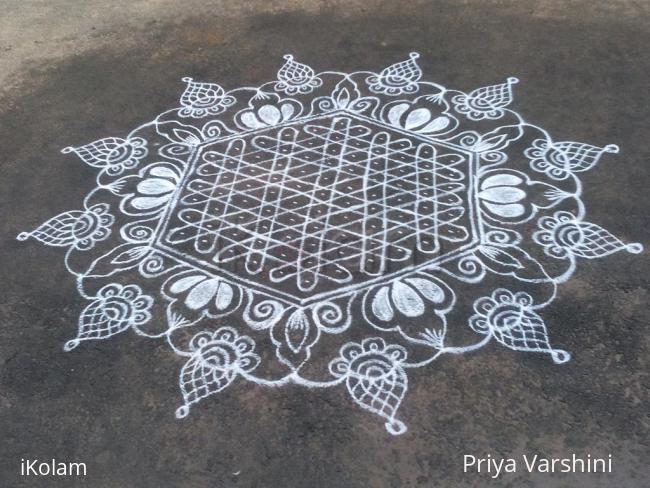 Rangoli: Chikku kolam.