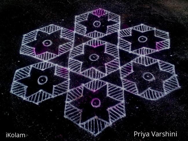 Rangoli: Dotted kolam