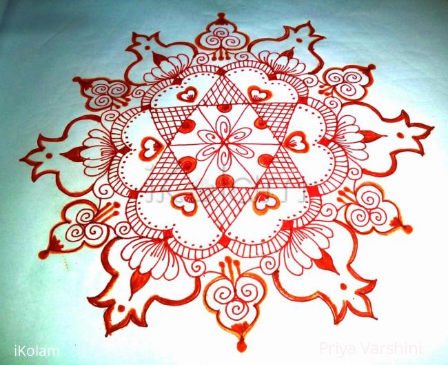 Rangoli: margazhi kolam 