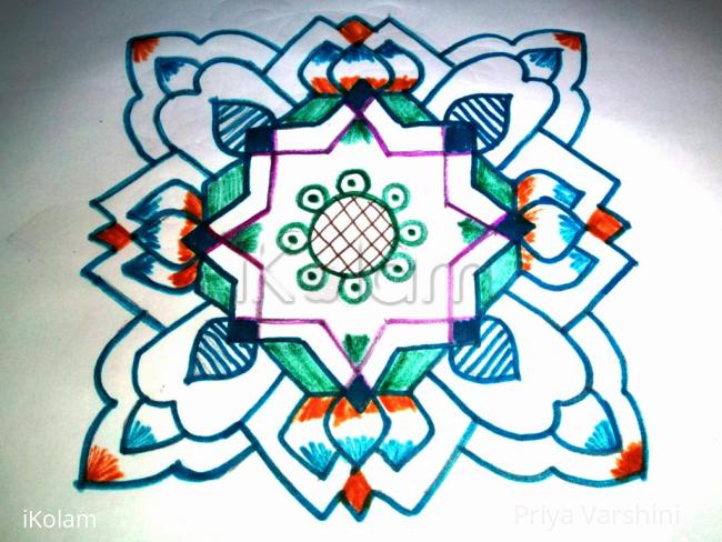 Rangoli: margazhi kolam 