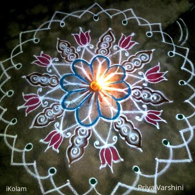 Rangoli: margazhi kolam 