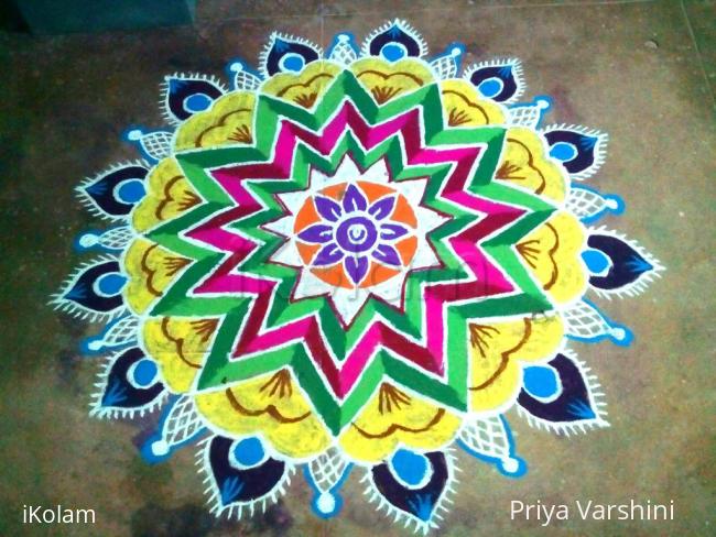 Rangoli: margazhi kolam HAPPY PONGAL 