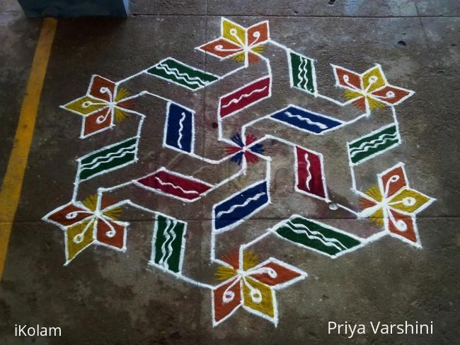 Rangoli: dotted one