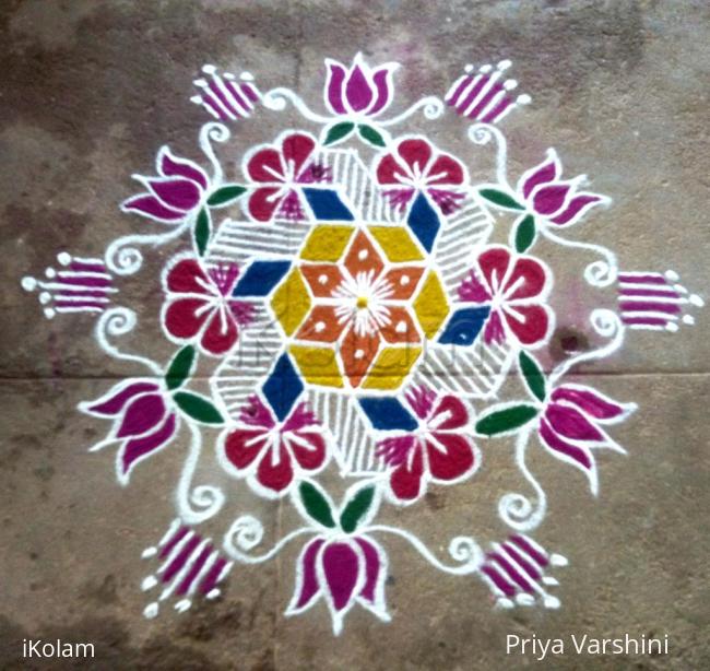 Rangoli: dotted one