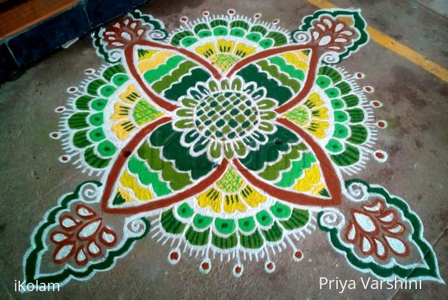 Rangoli: Rangoli , Happy Pongal.