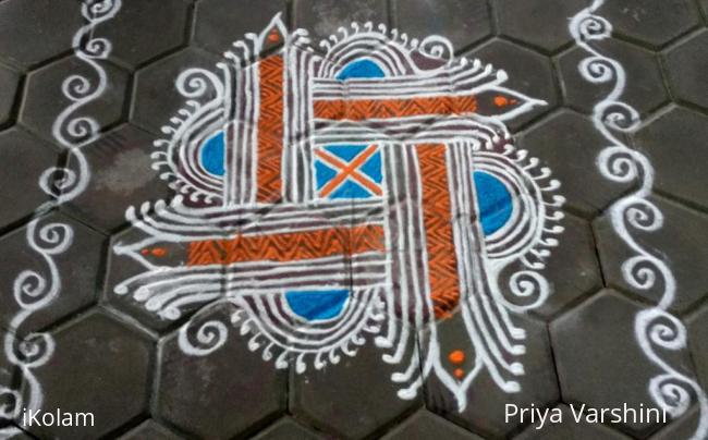 Rangoli: Rema.ramani mam's colour version