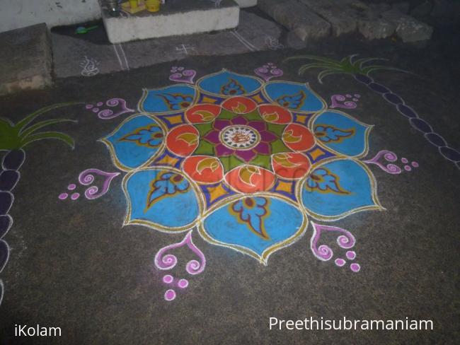 Rangoli: pongal rangoli