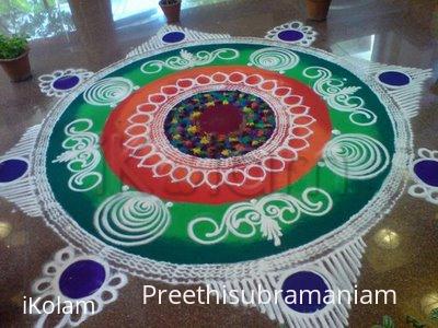 Rangoli: pongal rangoli