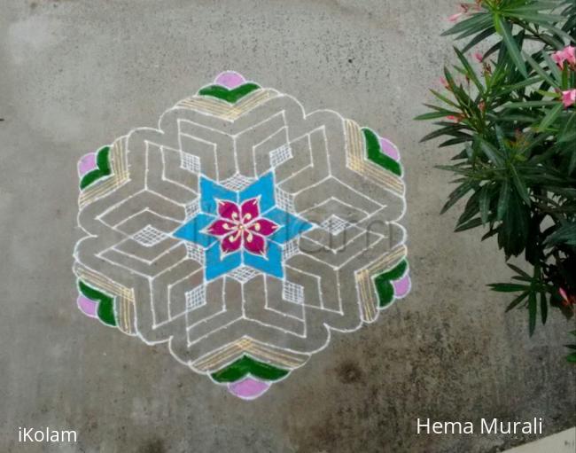 Rangoli: Margazhi kolam day 17