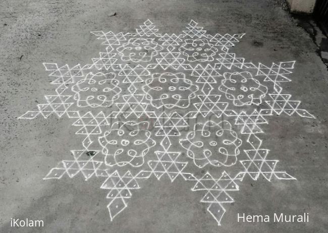 Rangoli: Margazhi kolam day 18