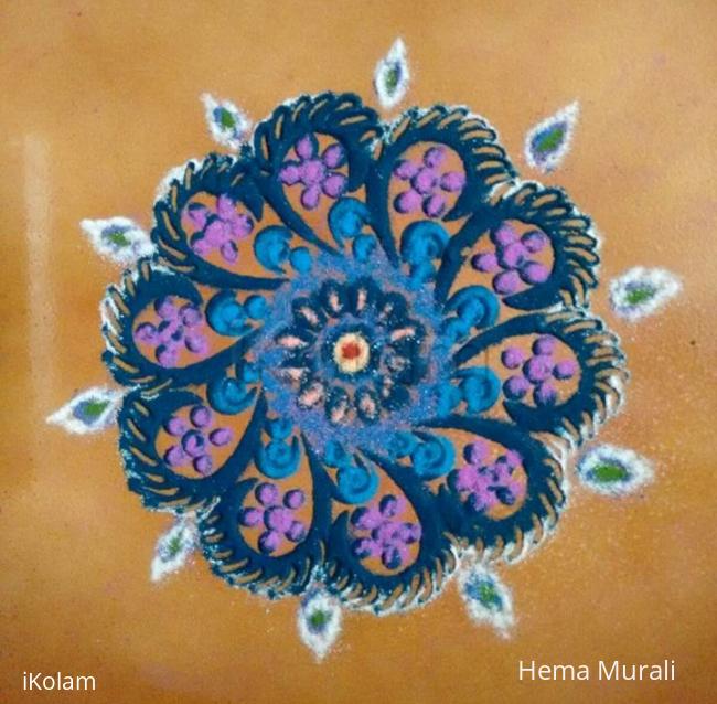 Rangoli: Stencil kolam