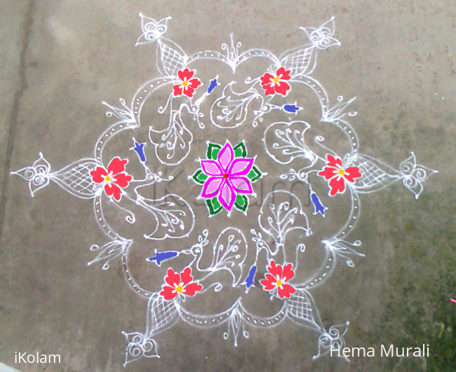 Rangoli: Margazhi kolam 16