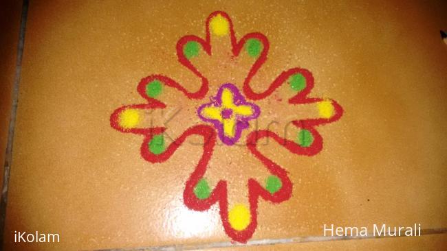 Rangoli: Freehand rangoli