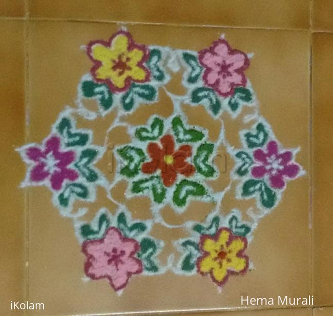 Rangoli: Margazhi day 9