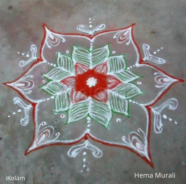 Rangoli: Today's kolam