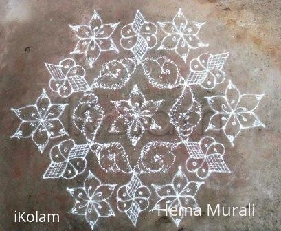 Rangoli: Margazhi kolam 6