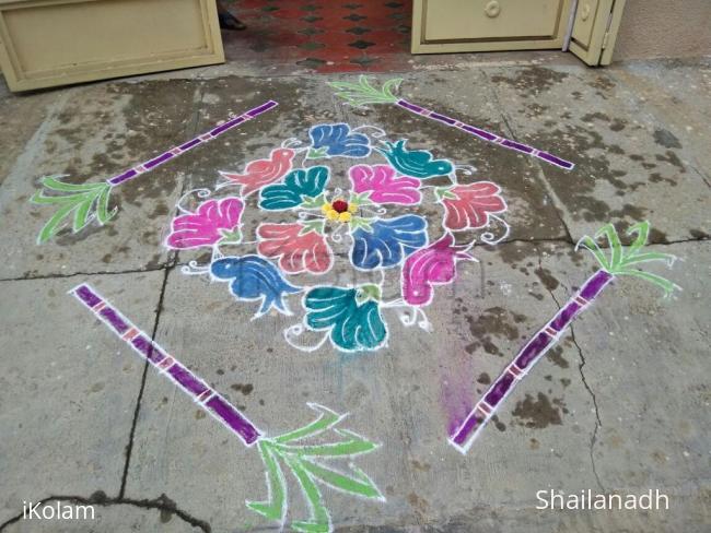 Rangoli: sankranthi rangoli