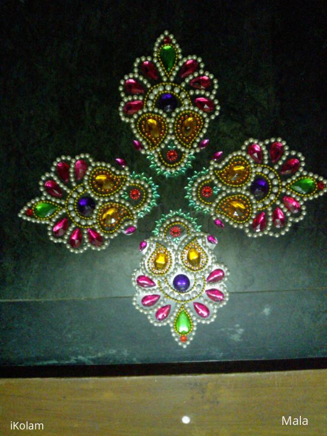 Rangoli: movable rangoli