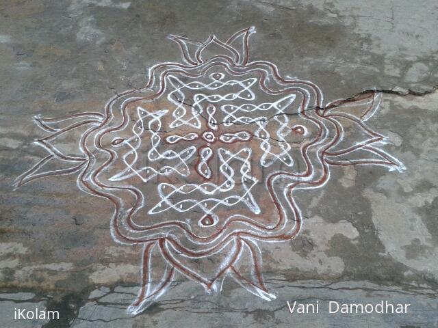 Rangoli: chikku Kolam