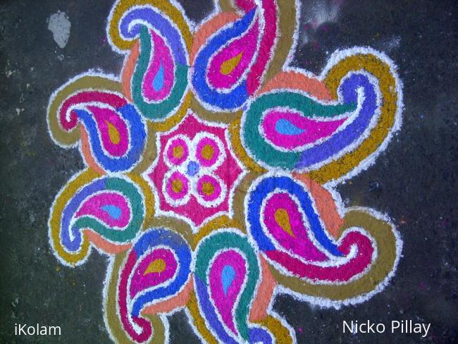 Rangoli: Varalakshmi kolam