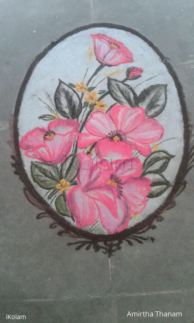 Rangoli: flowers